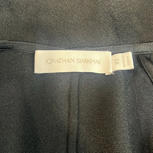 Jonathan Simkhai Krishna Top in Black & Gold Size XS - Picture 8 of 9